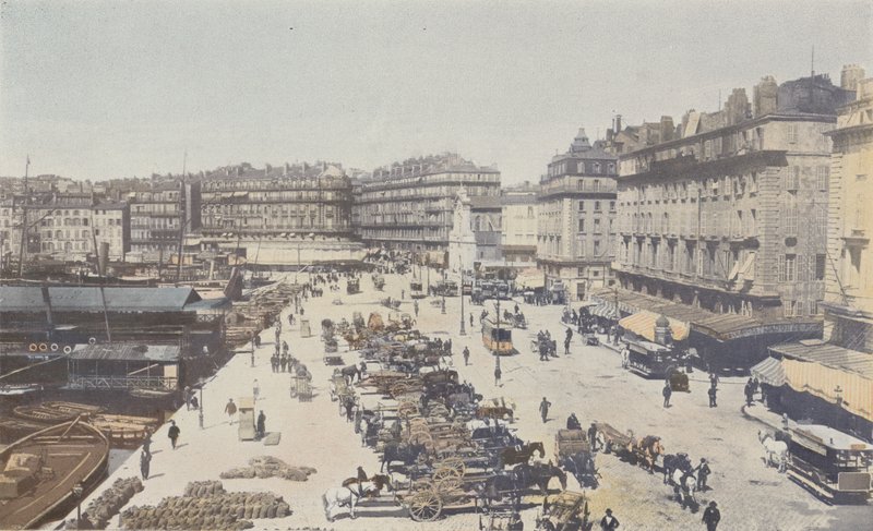 Marsylia, Quai de la Fraternite autorstwa French Photographer