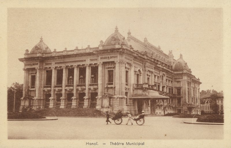 Teatr Miejski, Hanoi, Francuskie Indochiny autorstwa French Photographer