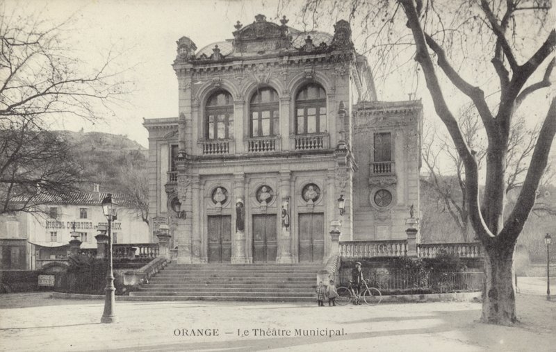 Teatr Miejski, Orange, Francja autorstwa French Photographer