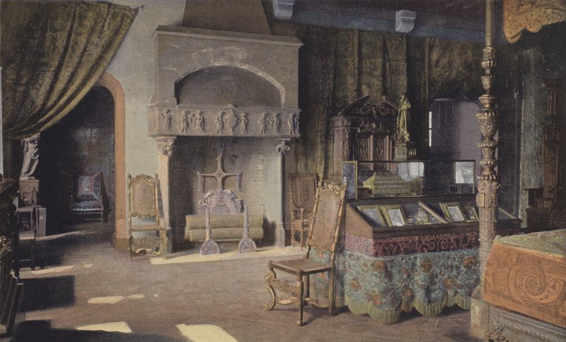 Paryż, Muzeum Cluny, pokój Francois Premier autorstwa French Photographer