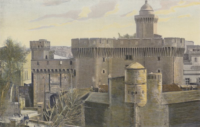 Perpignan, Le Castillet, strona zewnętrzna autorstwa French Photographer