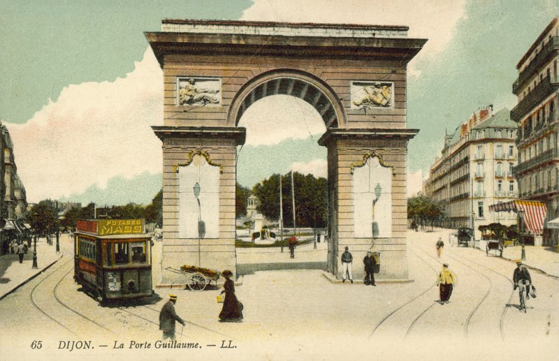 Porte Guillaume, Dijon autorstwa French Photographer