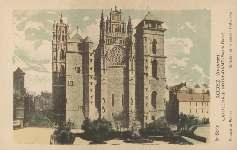 Rodez, Aveyron, Katedra Notre Dame autorstwa French Photographer