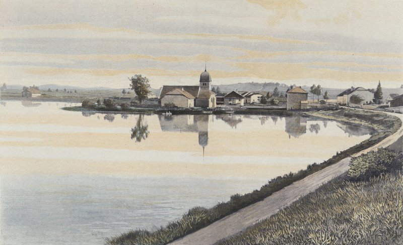 Saint-Laurent-en-Grandvaux, Jezioro Opactwa autorstwa French Photographer