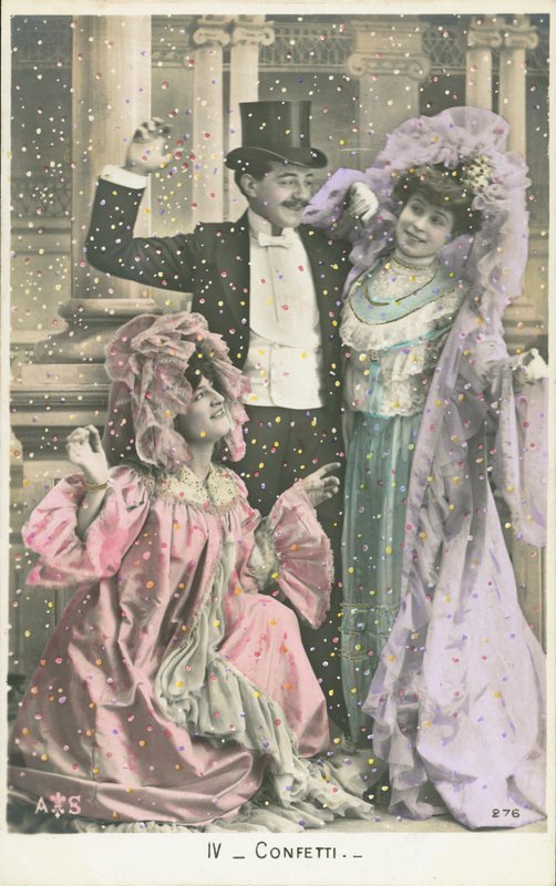 Bal maskowy (zdjęcie kolorowe) autorstwa French Photographer