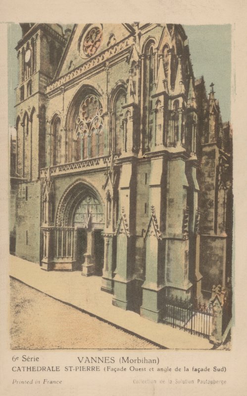 Vannes, katedra św. Piotra autorstwa French Photographer