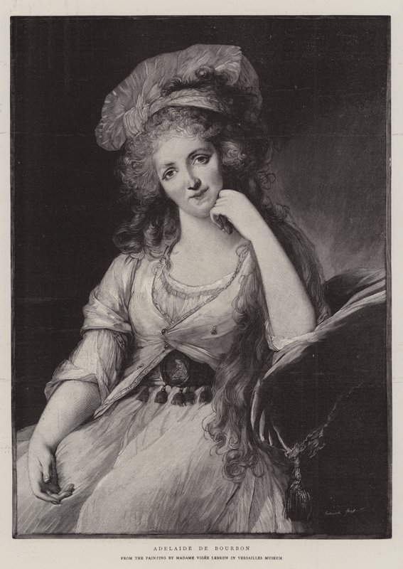 Adelaide de Bourbon (grafika) autorstwa French School