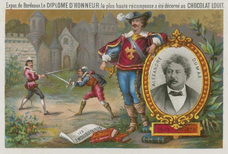 Aleksander Dumas (1803-1870) autorstwa French School
