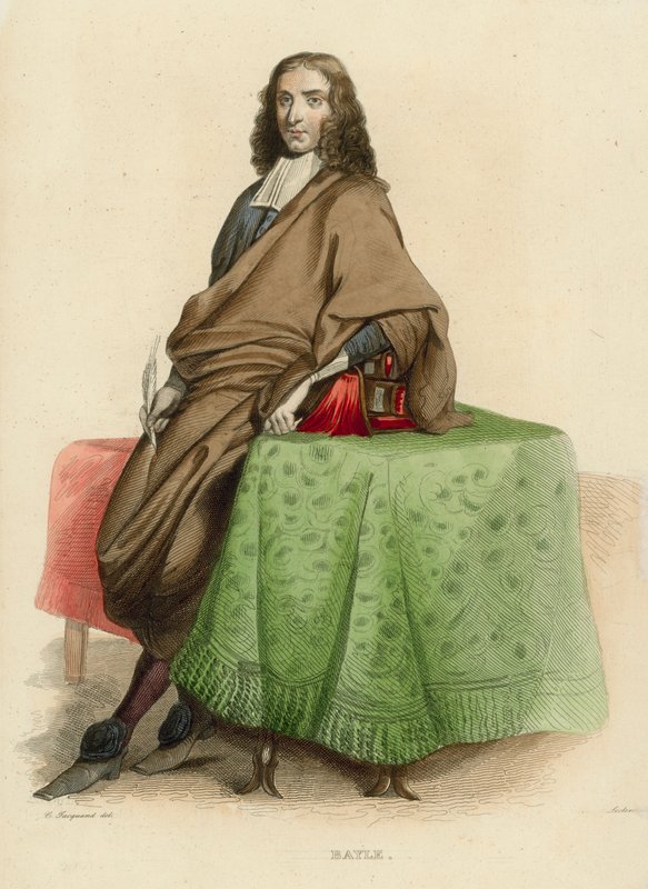 Bayle (kolorowy grawer) autorstwa French School
