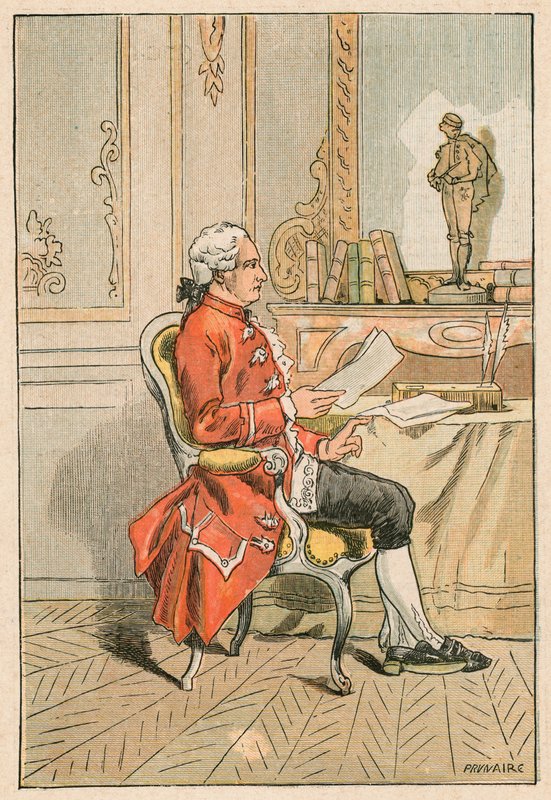 Beaumarchais autorstwa French School