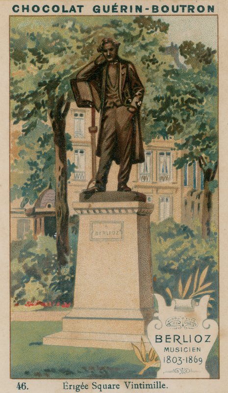 Berlioz, muzyk, 1803-1869, Plac Erigee Ventimiglia autorstwa French School