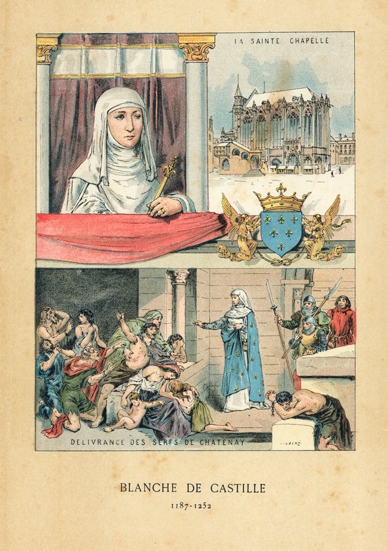 Blanche z Kastylii autorstwa French School