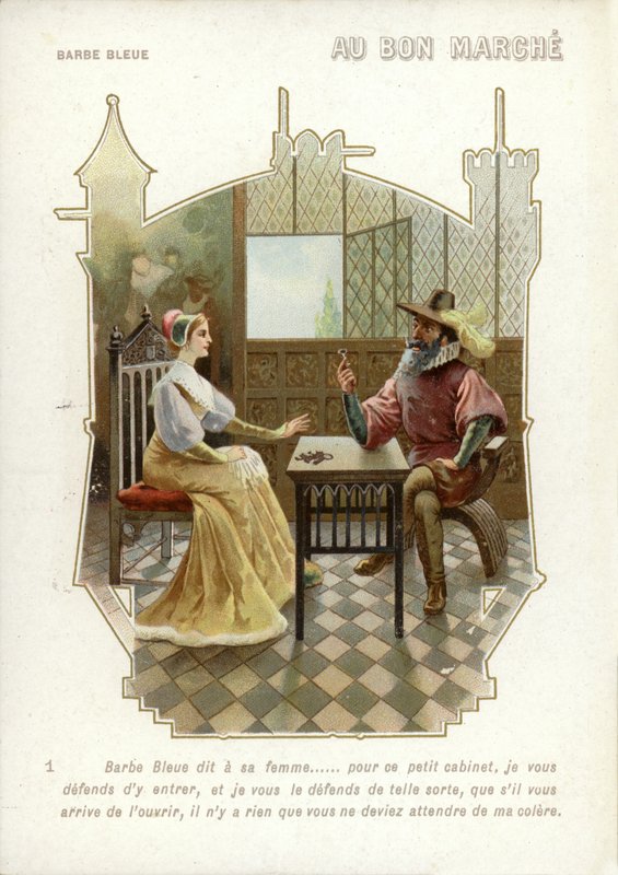 Niebieska Broda, Trzymając Klucz autorstwa French School