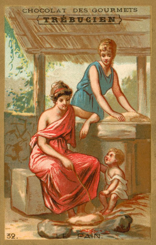 Chleb (chromolitho) autorstwa French School