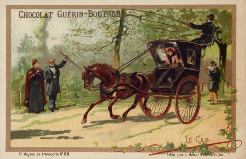 Kabina (chromolit) autorstwa French School