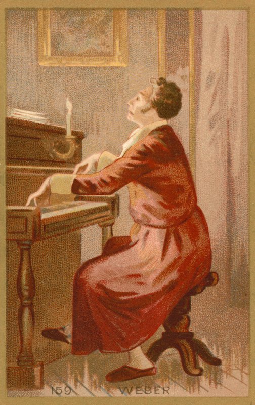 Carl Maria von Weber, niemiecki kompozytor autorstwa French School