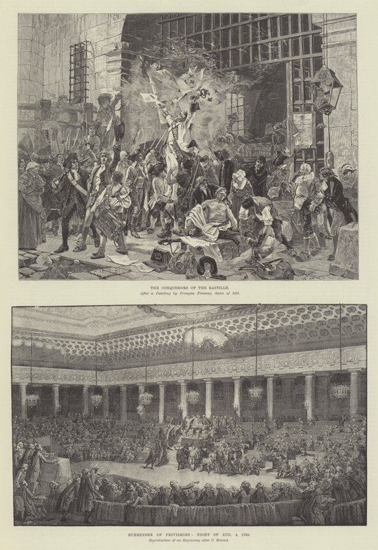 Stulecie Rewolucji Francuskiej (grafika) autorstwa French School