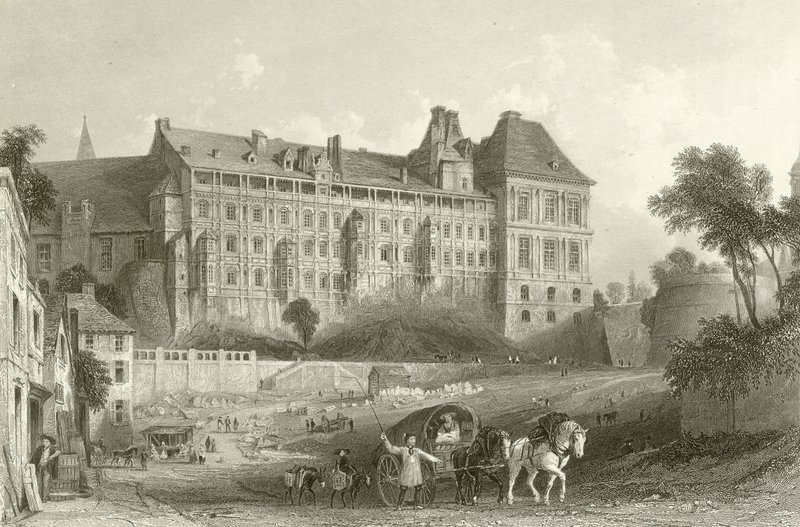 Zamek Blois autorstwa French School