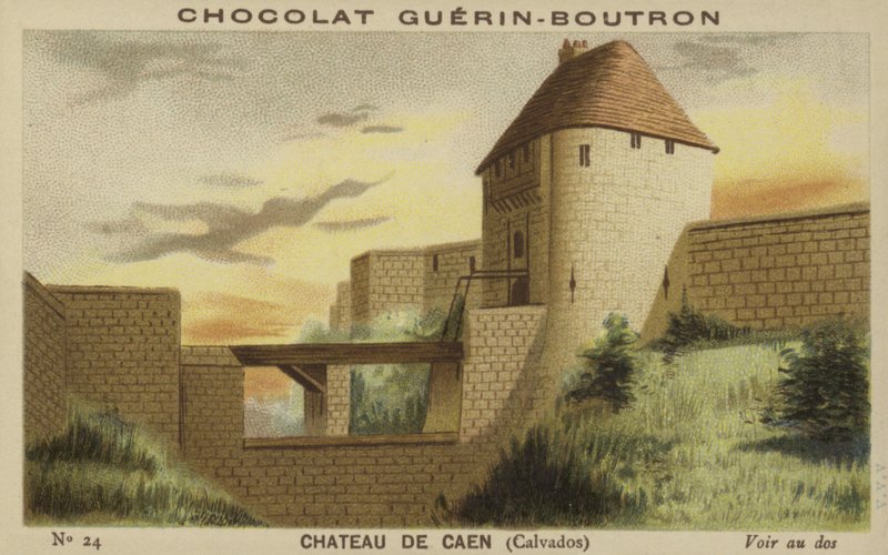 Zamek w Caen, Calvados autorstwa French School