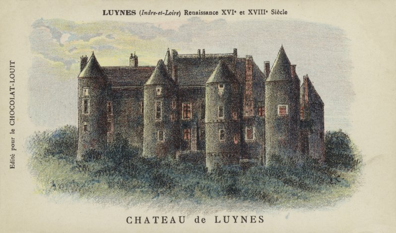 Zamek w Luynes, Luynes, Indre-et-Loire autorstwa French School