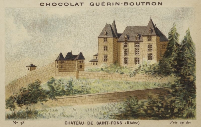 Zamek w Saint-Fons, Rodan autorstwa French School