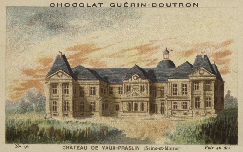 Zamek w Vaux-Praslin, Seine-et-Marne autorstwa French School