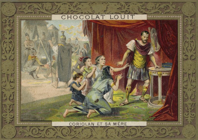 Coriolanus i jego matka autorstwa French School