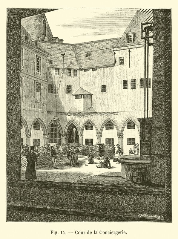 Sąd Conciergerie autorstwa French School