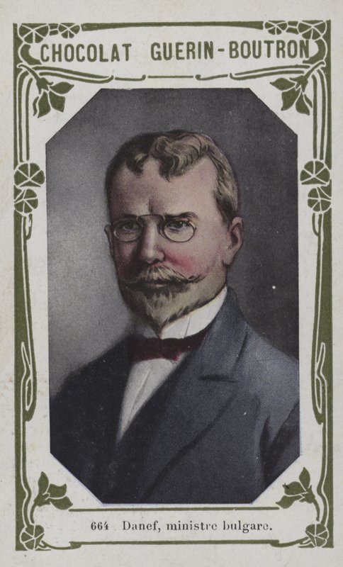 Danef, bułgarski minister (kolorowe zdjęcie) autorstwa French School
