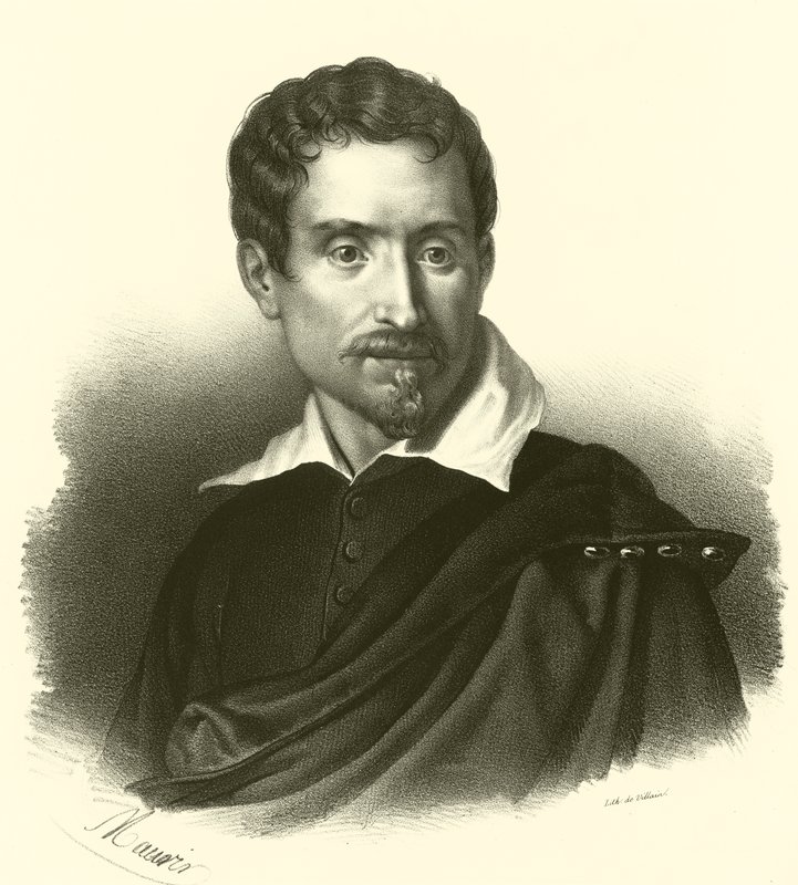 Domenico Zampieri, znany jako Domenichino, portret autorstwa French School