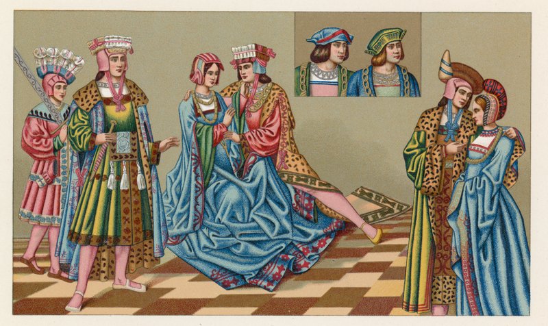 د اروپا XV-XVIth پیړۍ جامې پولی autorstwa French School