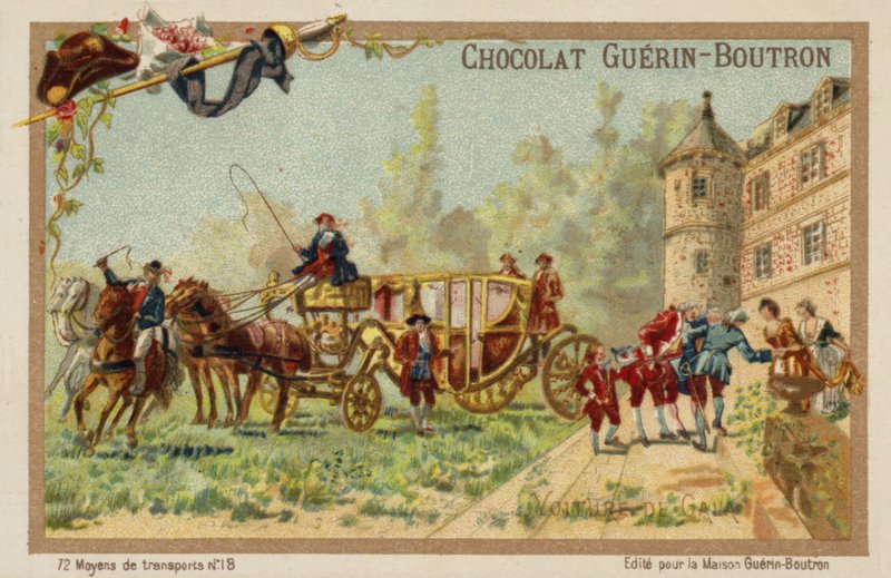 Trener festiwalu (chromolitho) autorstwa French School