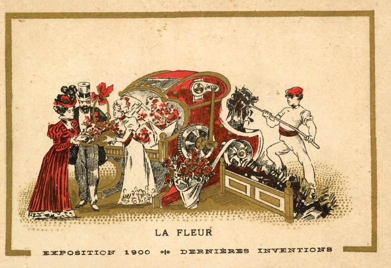 Kwiaty (chromolitho) autorstwa French School
