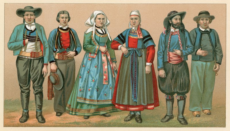 Kostium Francja autorstwa French School