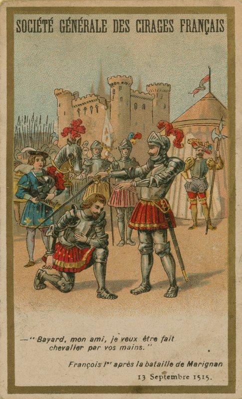 Franciszek I po bitwie pod Marignano autorstwa French School