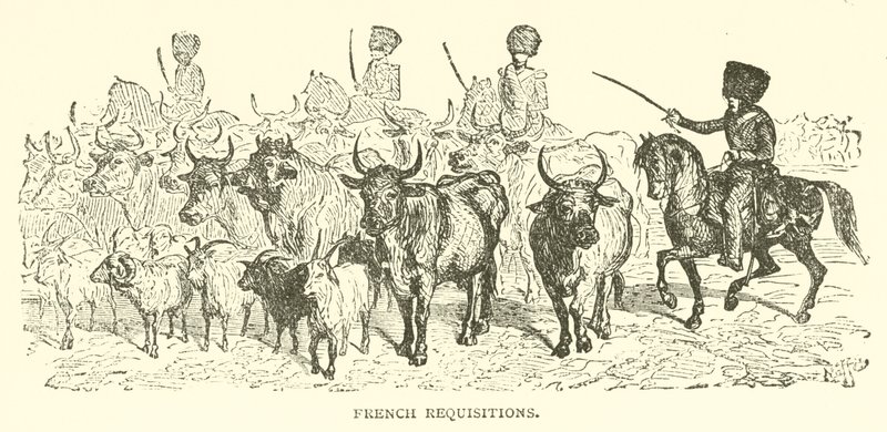 Rekwizycje francuskie (grawerowanie) autorstwa French School