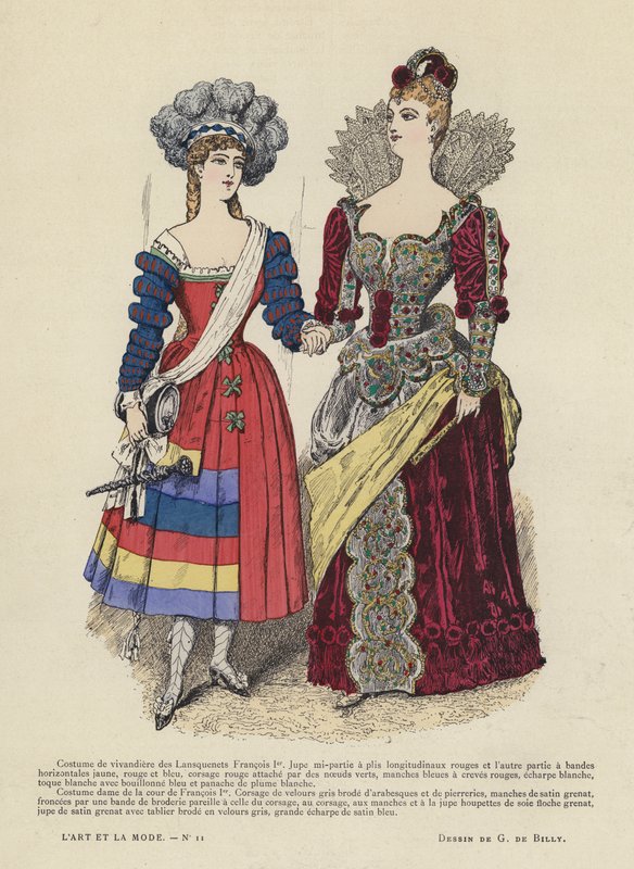 Francuski talerz mody autorstwa French School