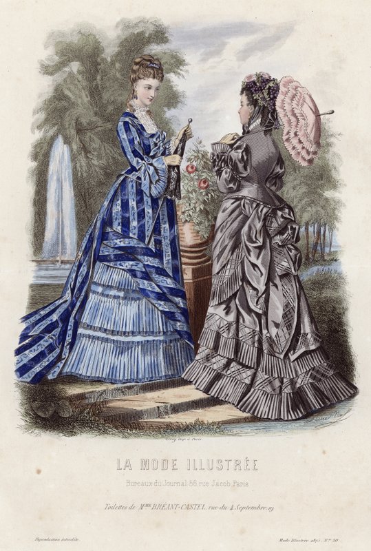 Francuski talerz modowy, koniec XIX wieku autorstwa French School
