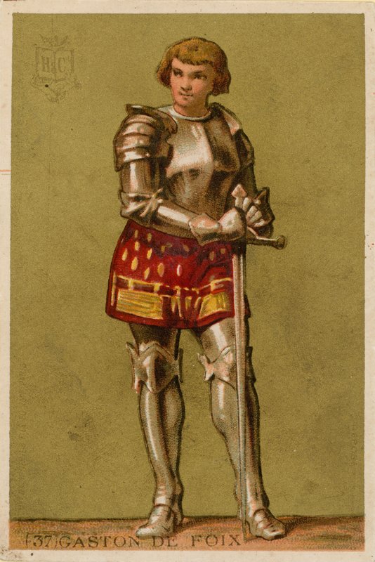 Gaston z Foix autorstwa French School