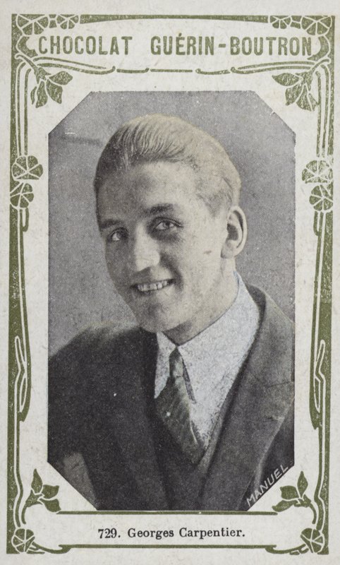 Georges Carpentier (kolorowe zdjęcie) autorstwa French School