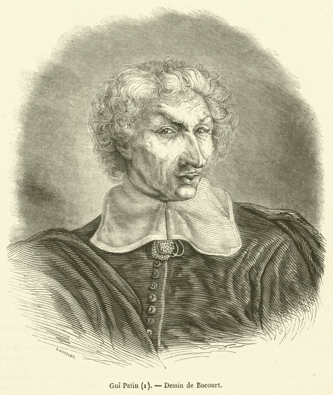 Gui Patin (grawerowanie) autorstwa French School