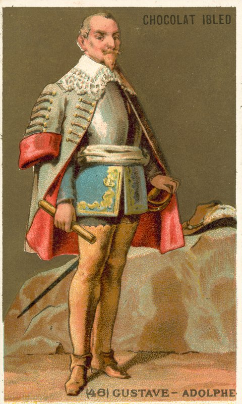Gustavus Adolphus, król Szwecji autorstwa French School
