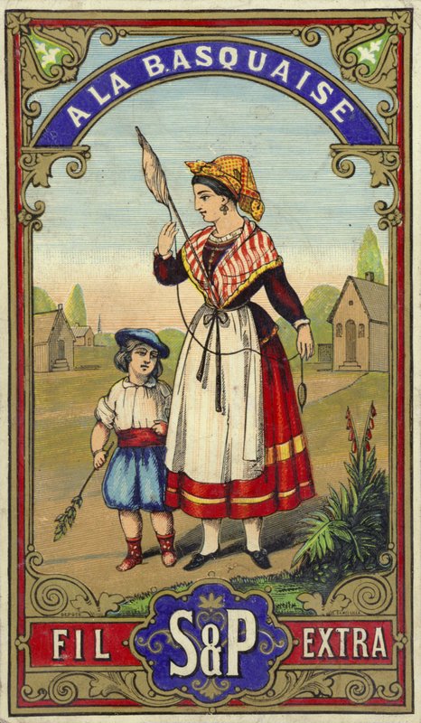 Cyganka z chłopcem autorstwa French School