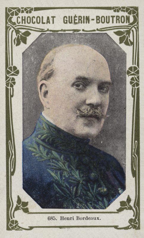 Henri Bordeaux (kolorowe zdjęcie) autorstwa French School