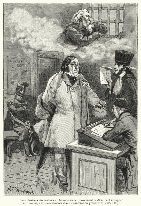 Ilustracja do Le Juif Errant (grafika) autorstwa French School