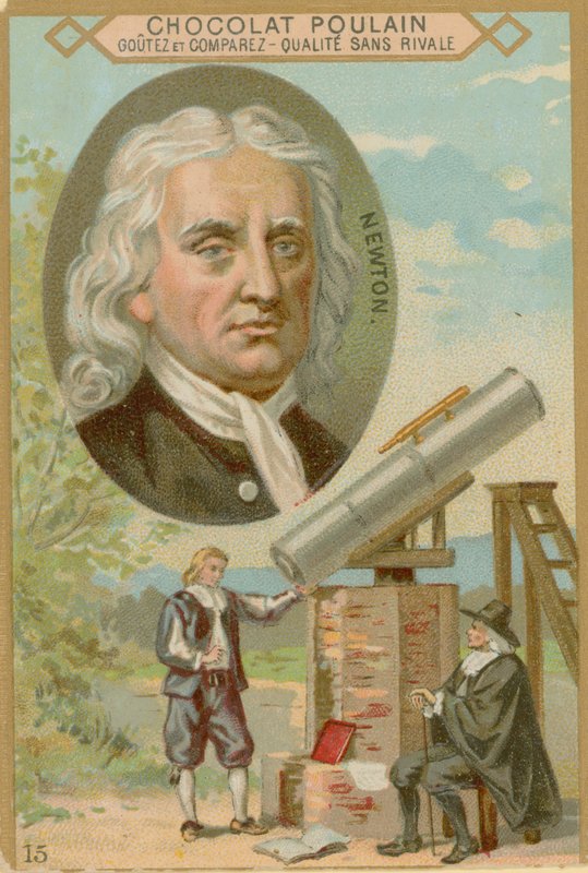 Izaak Newton autorstwa French School