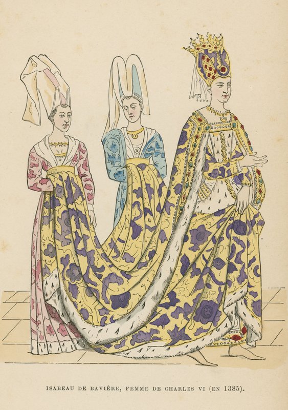 Isabeau z Bawarii autorstwa French School