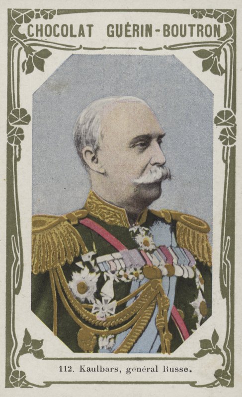 Kaulbars, generał Russe (kolorowe zdjęcie) autorstwa French School