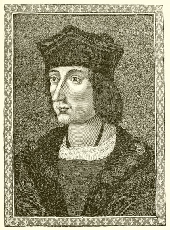 Król Karol VIII autorstwa French School