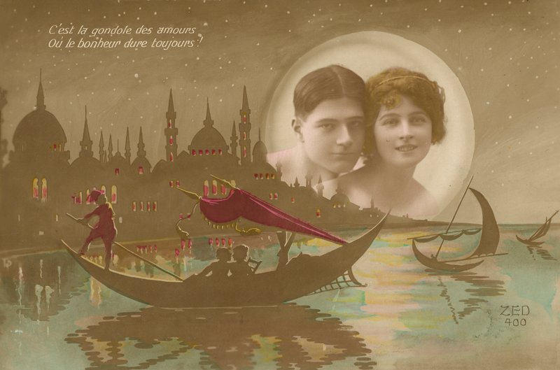 Gondola miłości autorstwa French School